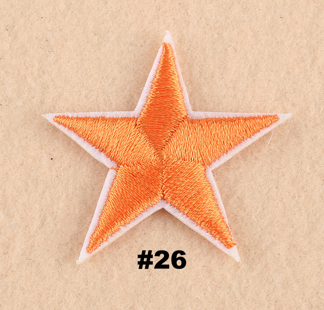 Stern Patch klein 4 cm zum Aufbügeln – 30+ Farben – Fashion & Reparatur