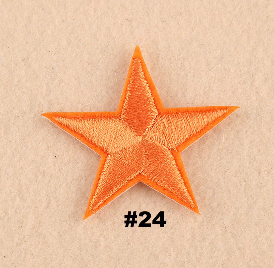 Stern Patch klein 4 cm zum Aufbügeln – 30+ Farben – Fashion & Reparatur