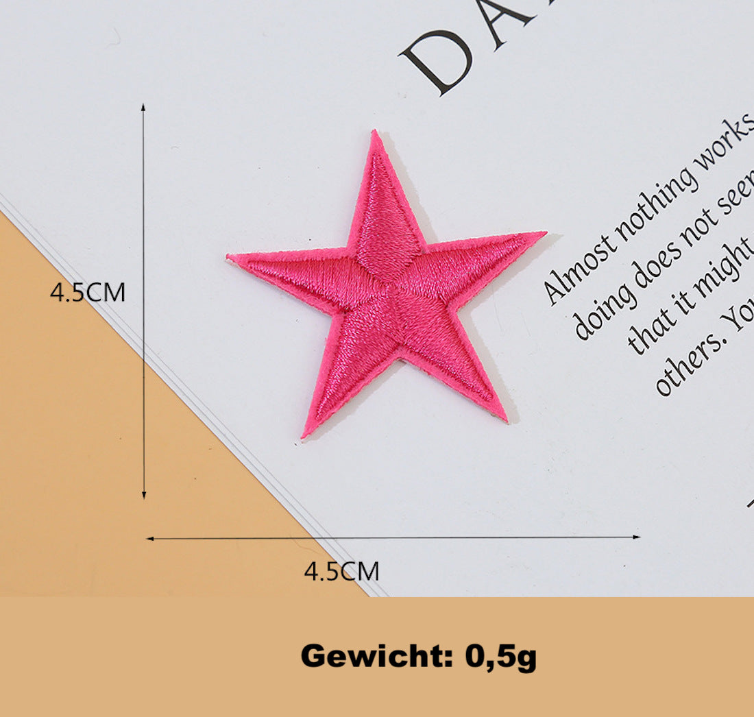 Stern Patch klein 4 cm zum Aufbügeln – 30+ Farben – Fashion & Reparatur