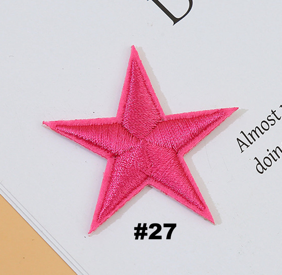 Stern Patch klein 4 cm zum Aufbügeln – 30+ Farben – Fashion & Reparatur