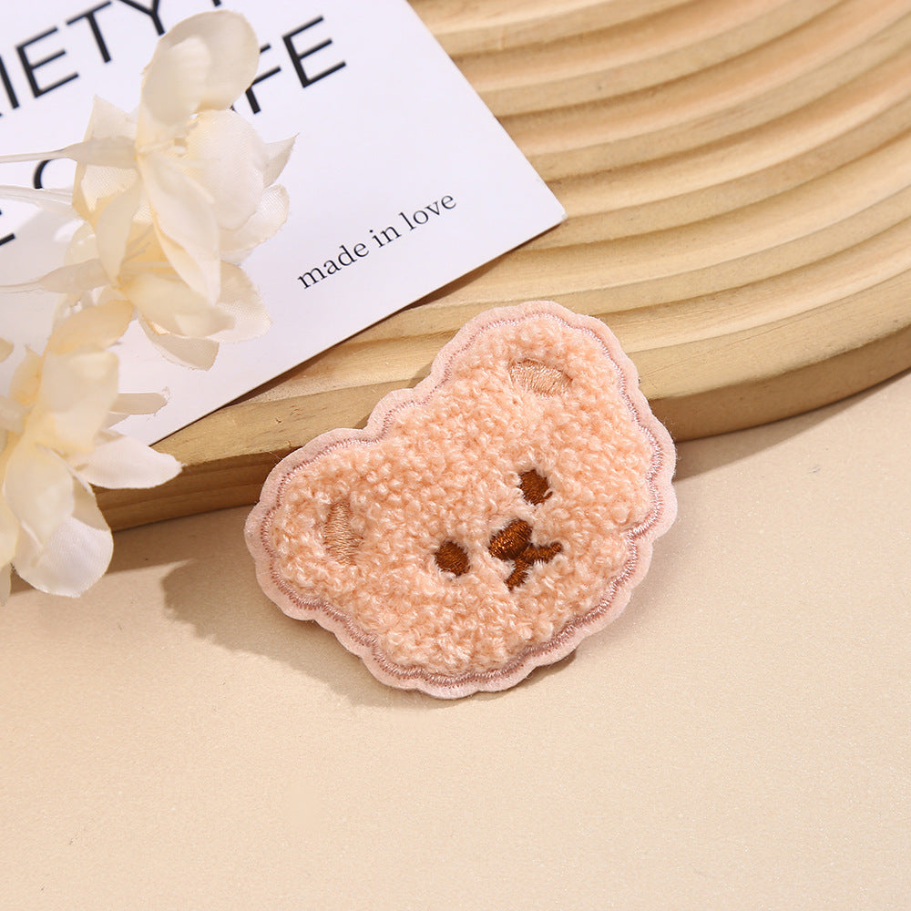 Süßer Bär Aufnäher zum Aufbügeln, Aufkleben oder Nähen – Patch DIY Deko