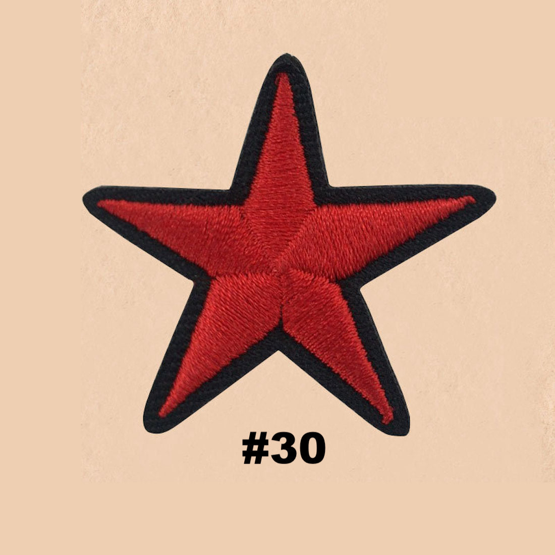 Stern Patch klein 4 cm zum Aufbügeln – 30+ Farben – Fashion & Reparatur