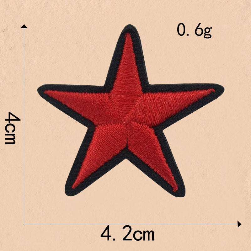 Stern Patch klein 4 cm zum Aufbügeln – 30+ Farben – Fashion & Reparatur