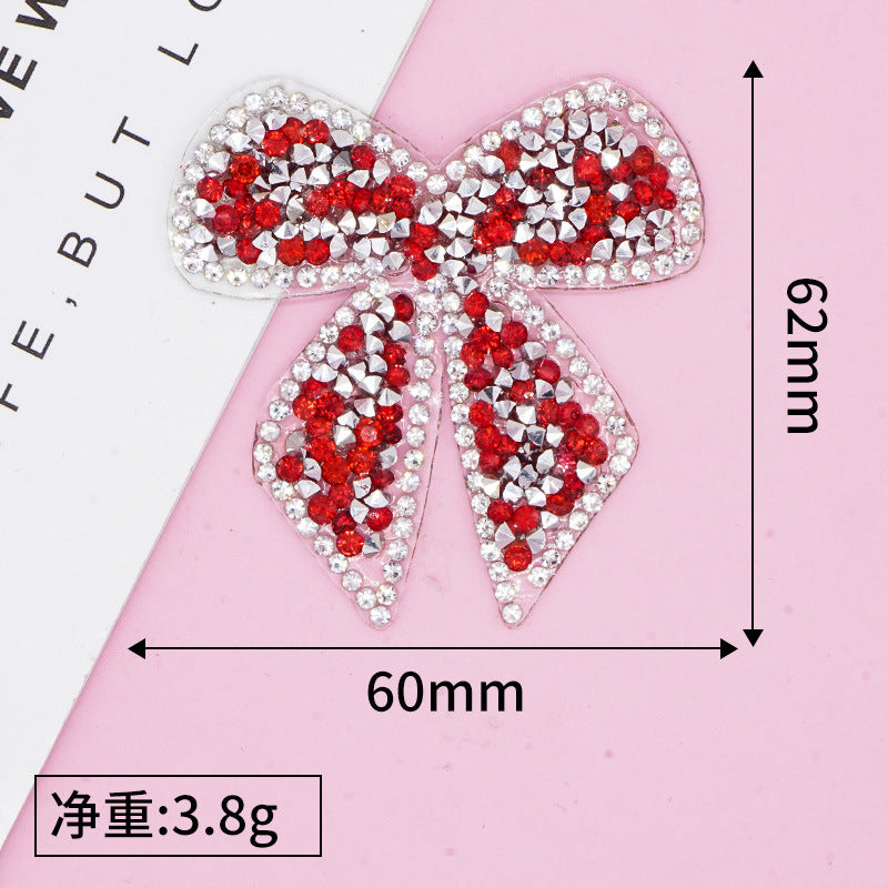 Schleife-Aufnäher-Aufbügeln für DIY Kleidung Schuhe Taschen Handyhülle