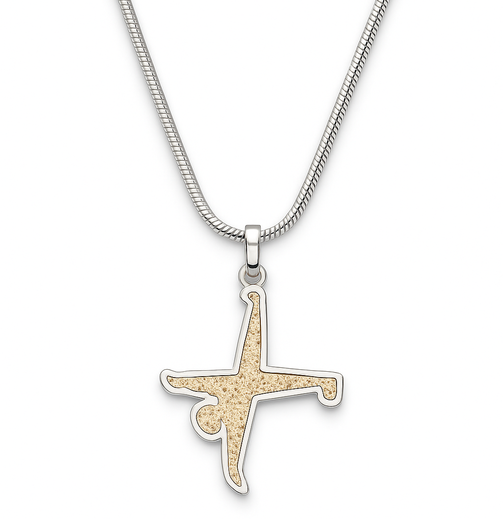 DUR Schmuck 925er Sterlingsilber Anhänger "Düsseldorf Radschläger" Exklusiv P3919