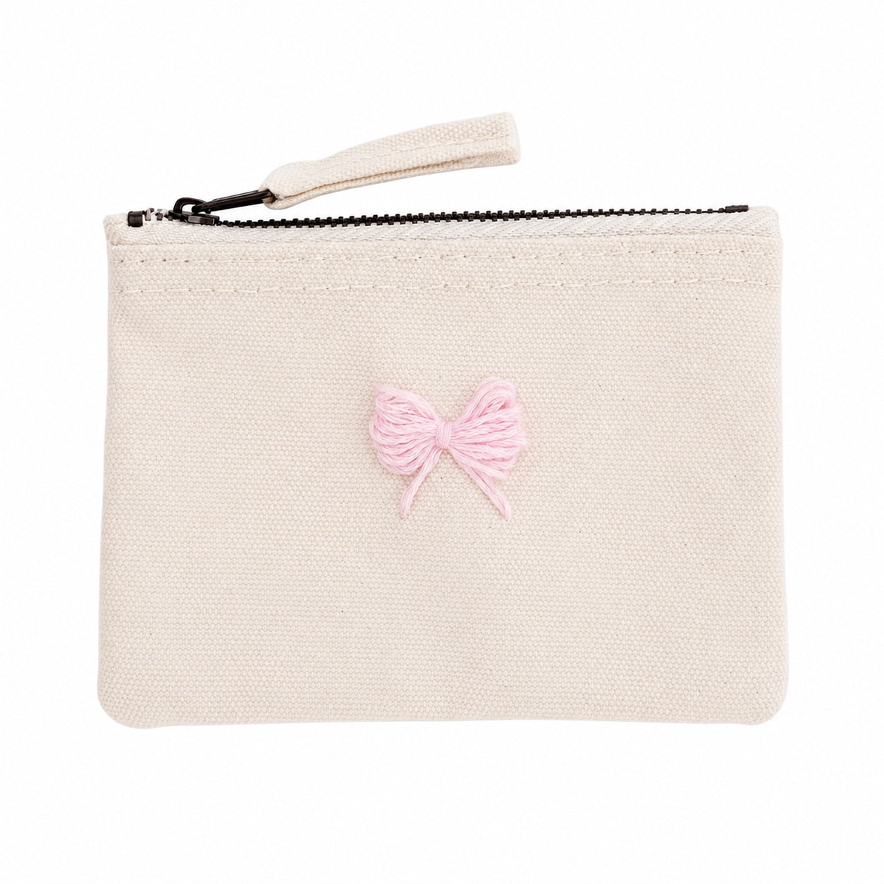 Handgestickte Baumwoll-Geldbörse XS – Herz, Stern, Blume uvm. – Unikat & Geschenk