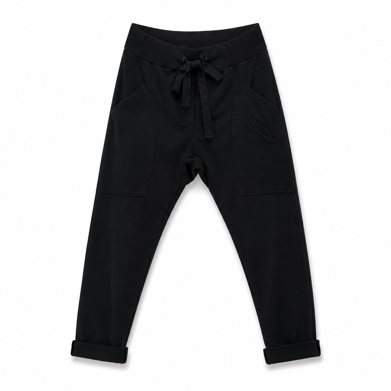 WENDY TRENDY Damen Jogpants Baggy Hose Jogger große Taschen Baumwolle Made in Italy S-XXL