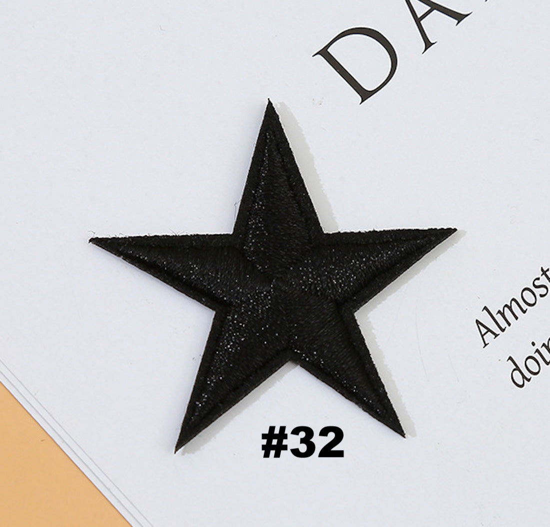 Stern Patch klein 4 cm zum Aufbügeln – 30+ Farben – Fashion & Reparatur