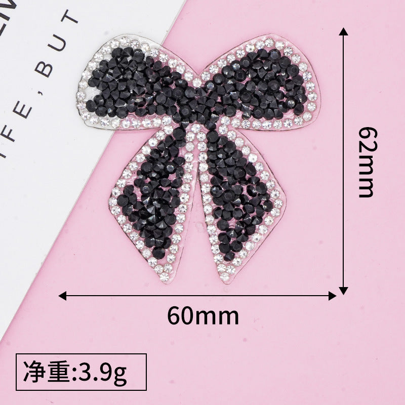 Schleife-Aufnäher-Aufbügeln für DIY Kleidung Schuhe Taschen Handyhülle