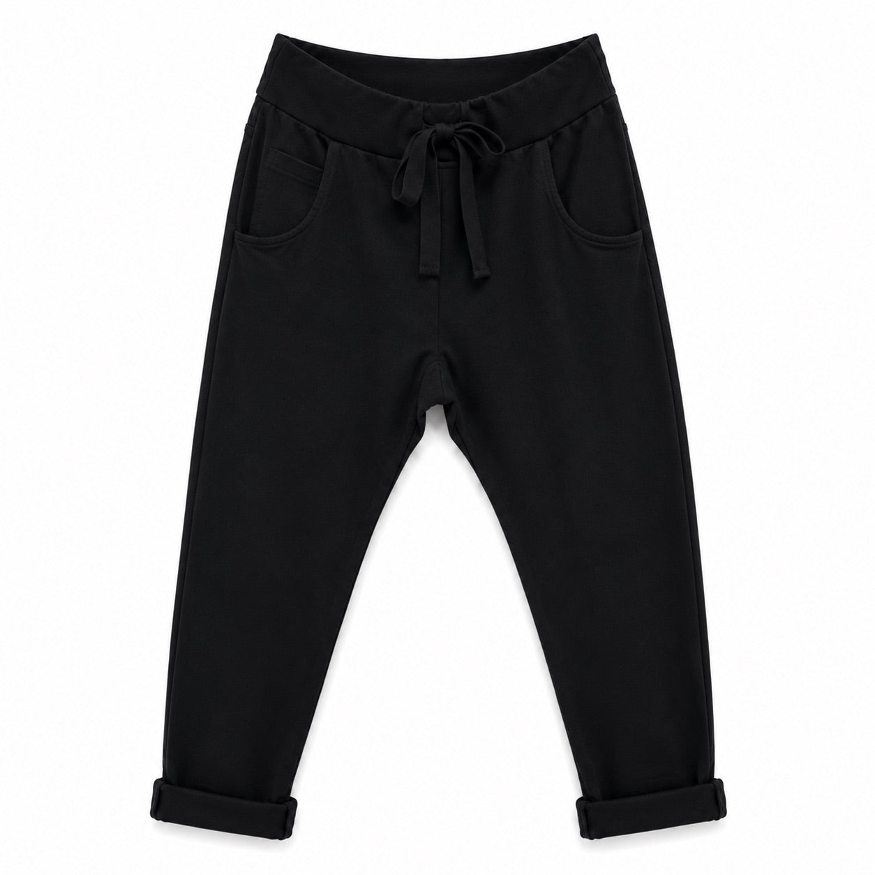 Wendy Trendy Damen Jogpants Jogger Baggy Hose Baumwolle Made in Italy S-XXL