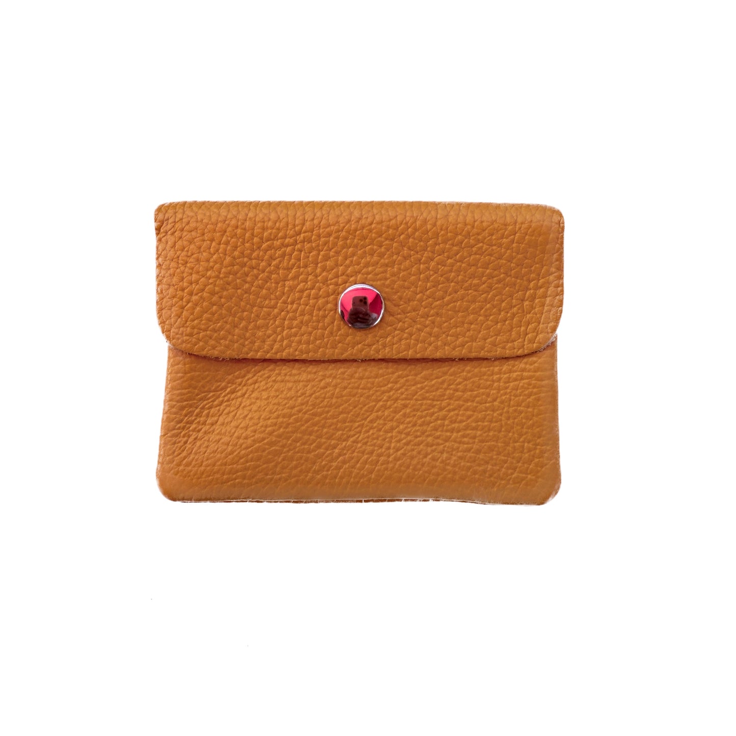 Damen Mini Geldbörse Echtleder Made in Italy 30+ Farben Münzfach Portemonnaie