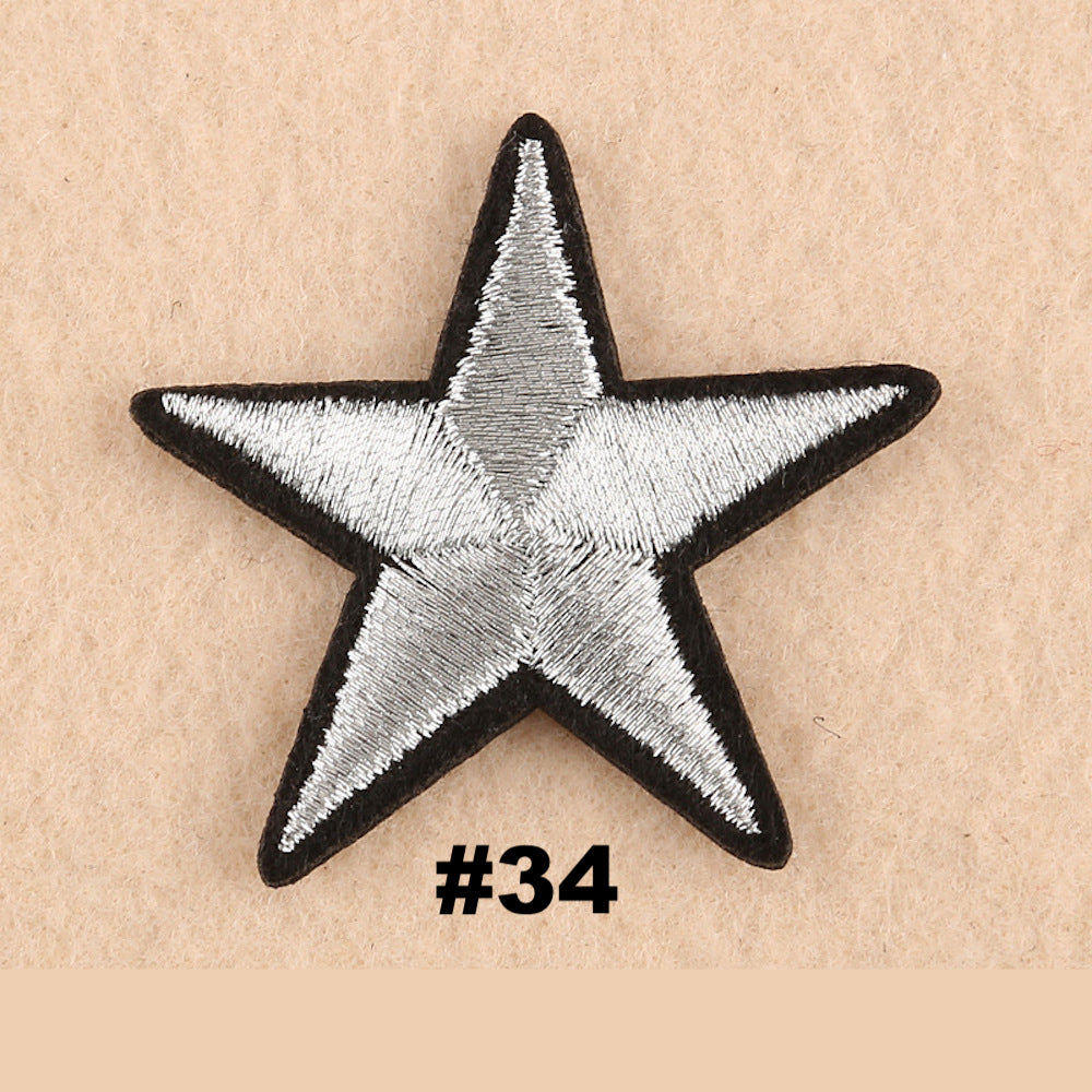 Stern Patch klein 4 cm zum Aufbügeln – 30+ Farben – Fashion & Reparatur
