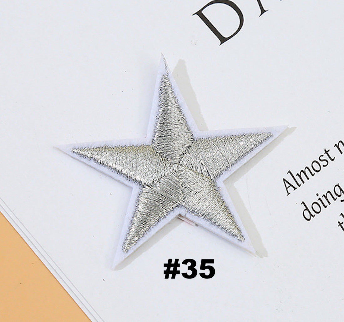 Stern Patch klein 4 cm zum Aufbügeln – 30+ Farben – Fashion & Reparatur