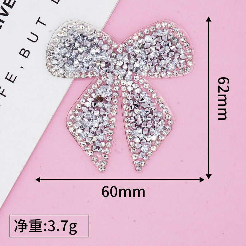 Schleife-Aufnäher-Aufbügeln für DIY Kleidung Schuhe Taschen Handyhülle