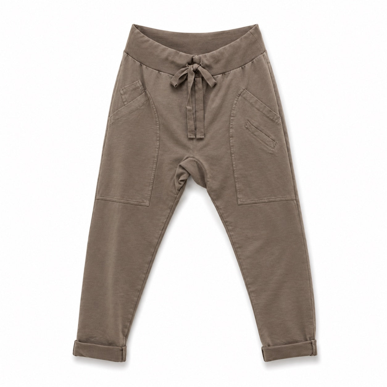 WENDY TRENDY Damen Jogpants Baggy Hose Jogger große Taschen Baumwolle Made in Italy S-XXL
