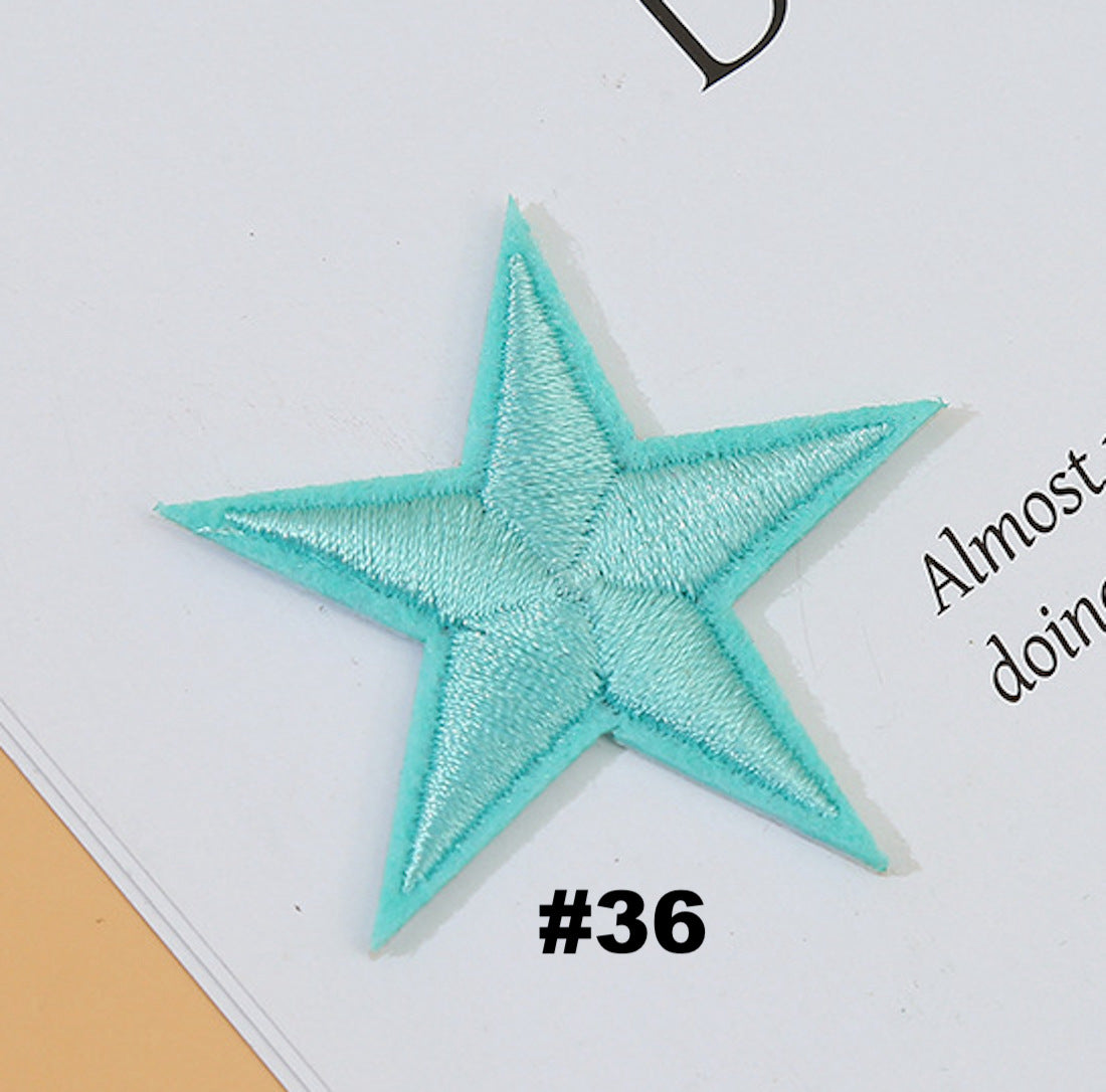 Stern Patch klein 4 cm zum Aufbügeln – 30+ Farben – Fashion & Reparatur