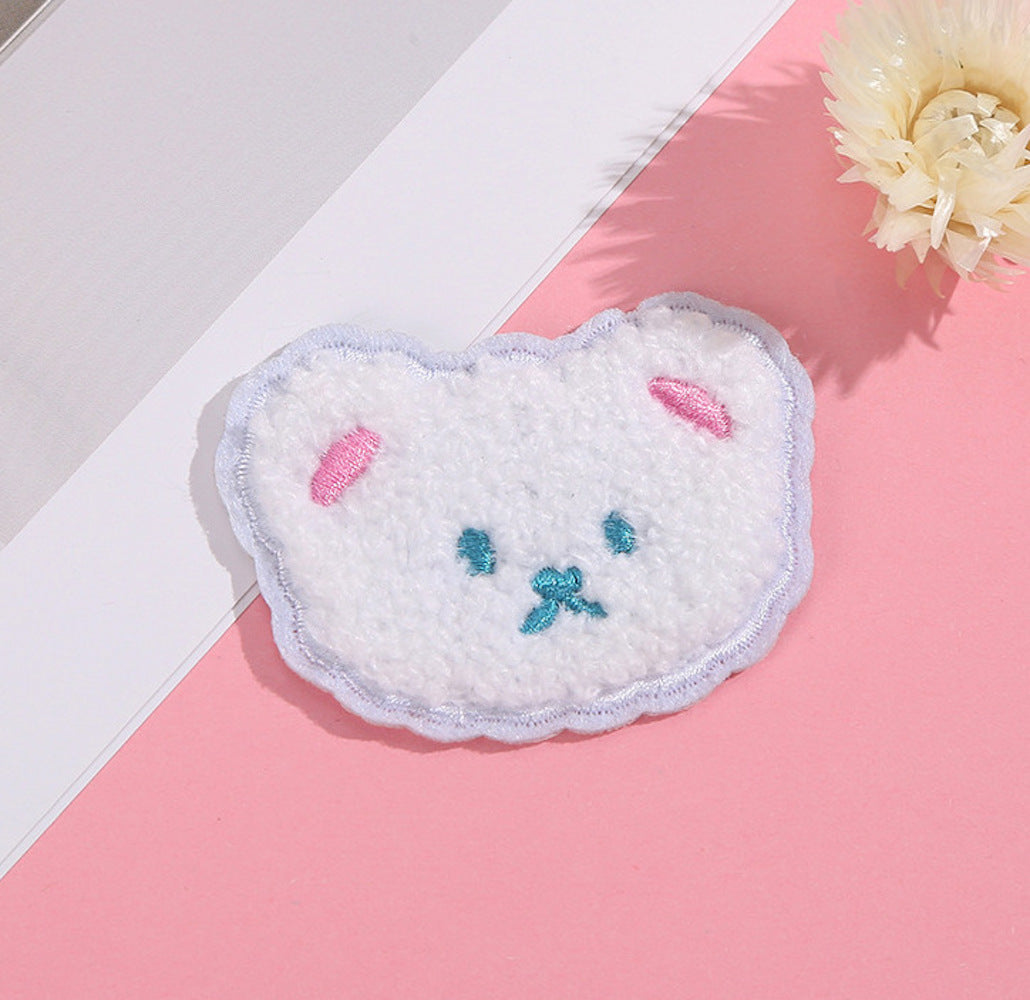Süßer Bär Aufnäher zum Aufbügeln, Aufkleben oder Nähen – Patch DIY Deko