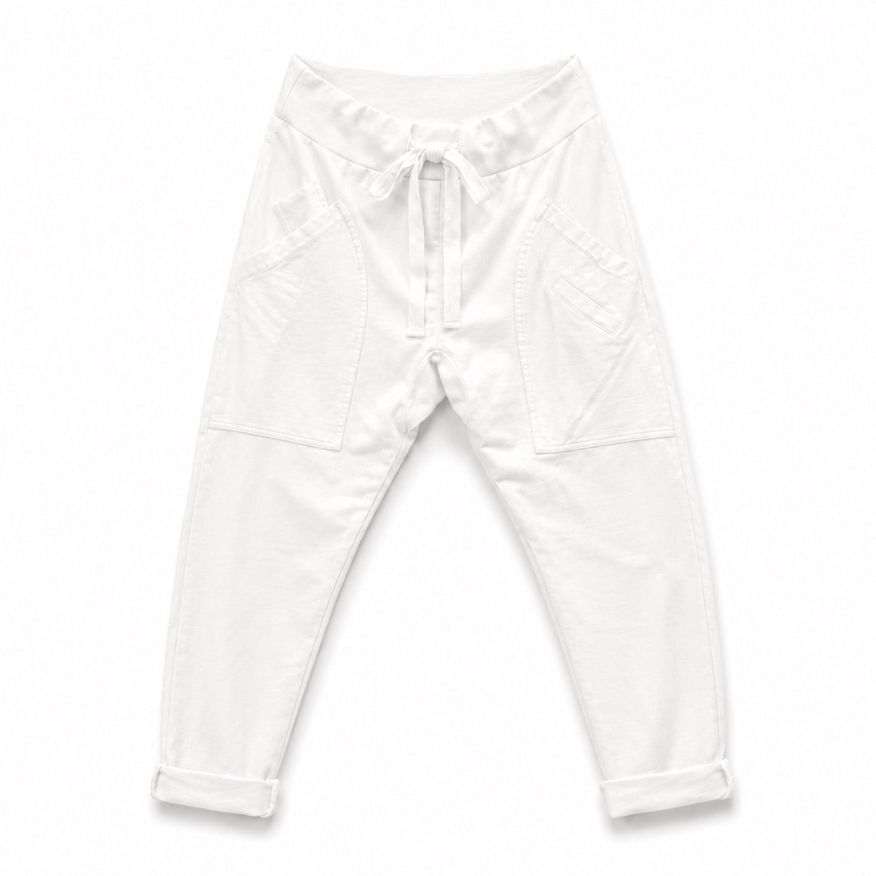 WENDY TRENDY Damen Jogpants Baggy Hose Jogger große Taschen Baumwolle Made in Italy S-XXL