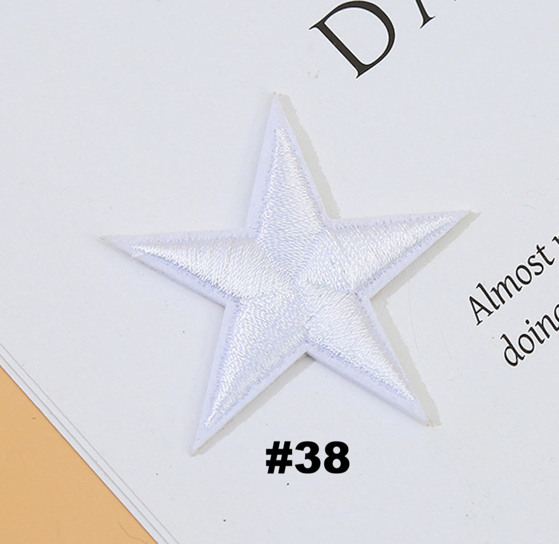 Stern Patch klein 4 cm zum Aufbügeln – 30+ Farben – Fashion & Reparatur
