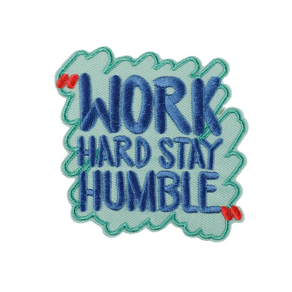 Motivations Spruch Patch zum Aufbügeln – Stickerei 5–8 cm – positive Botschaften