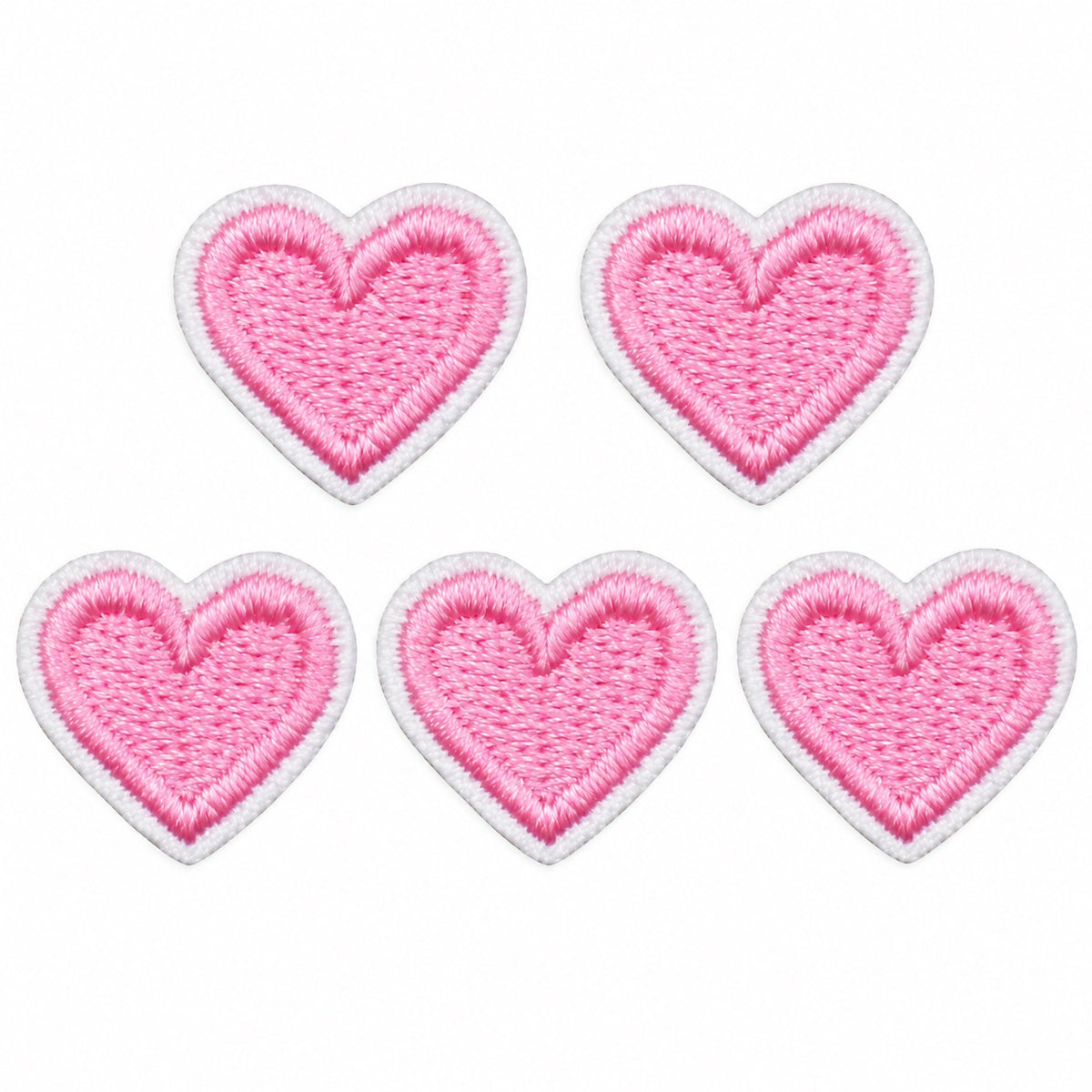 Mini Kirsche Herz Patches Applikation Bügelbilder Aufnäher – Aufbügeln, DIY Bekleidung Taschen Deko