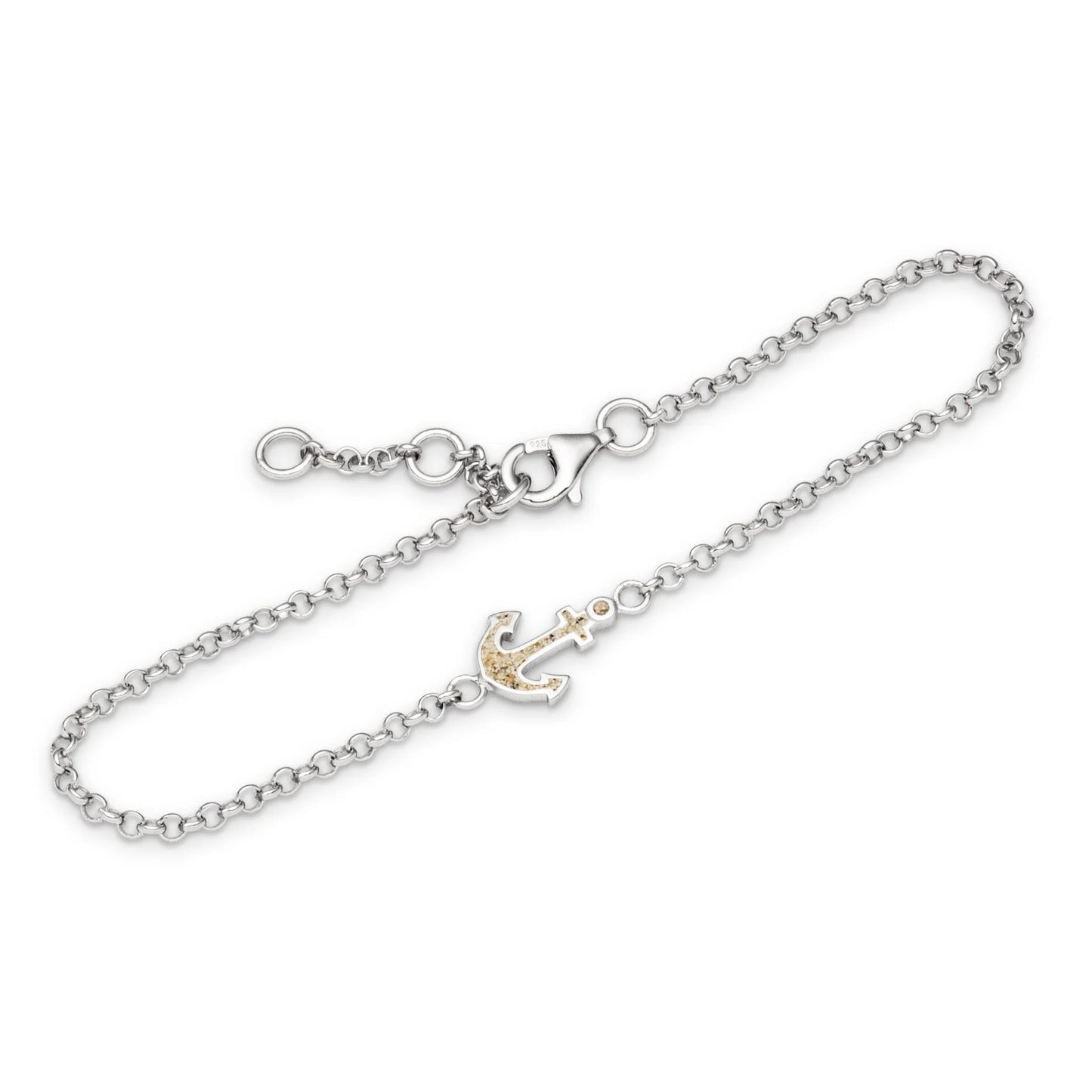 DUR 925 Silber Schmuck: Armband "Hoffnung" mit Strandsand A1651