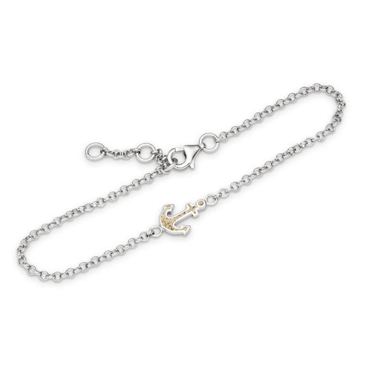 DUR 925 Silber Schmuck: Armband "Hoffnung" mit Strandsand A1651