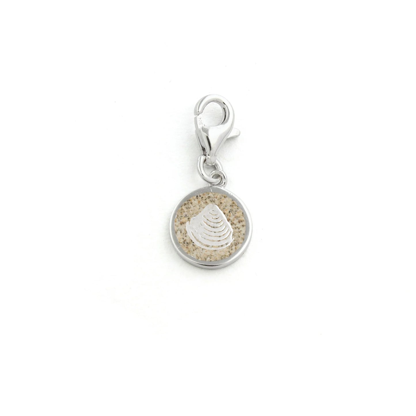DUR 925 Silber Schmuck Charm "Strandsand" F156 Anhänger mit Sand