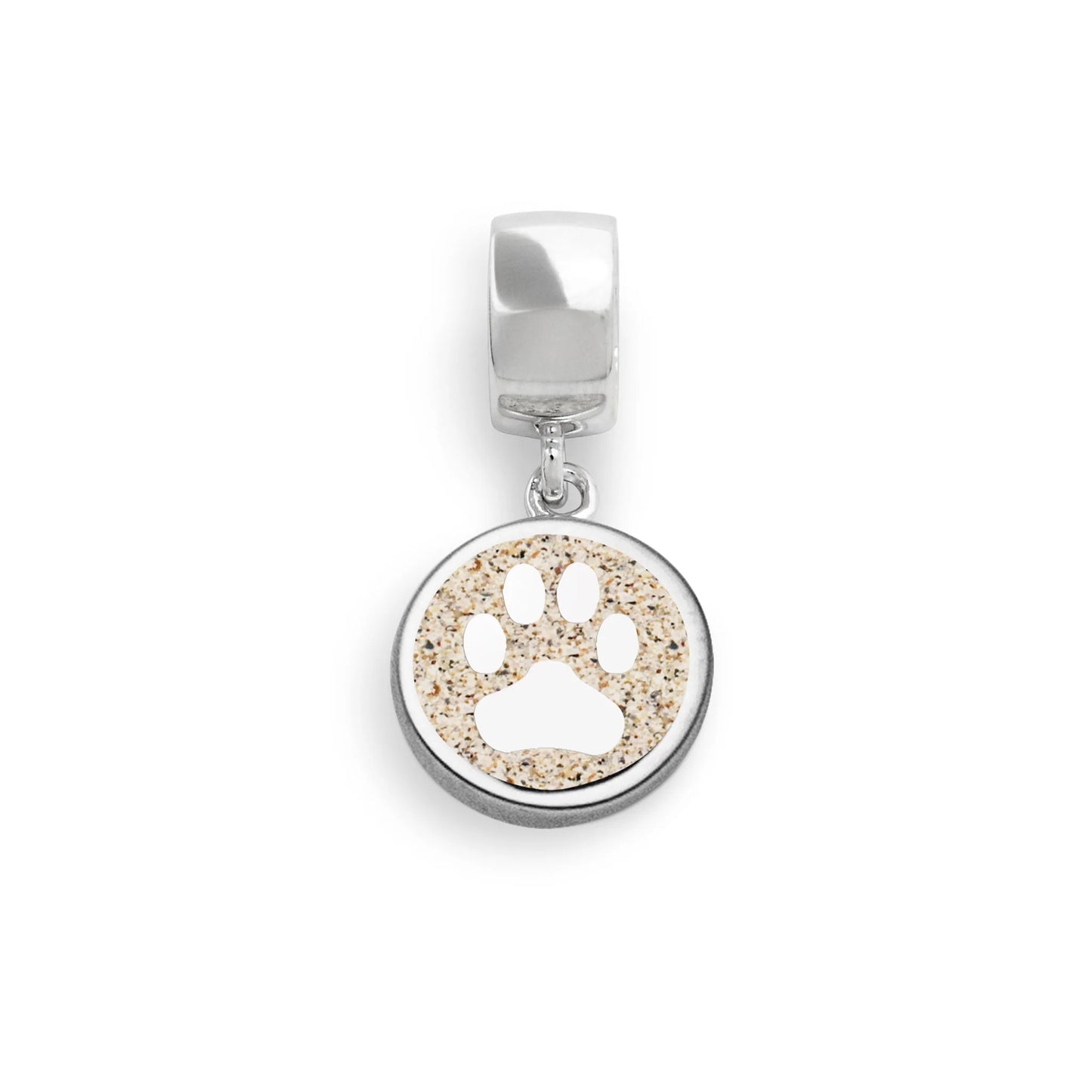 DUR 925 Silber Schmuck Charm "Strandsand" F161 Anhänger mit Sand