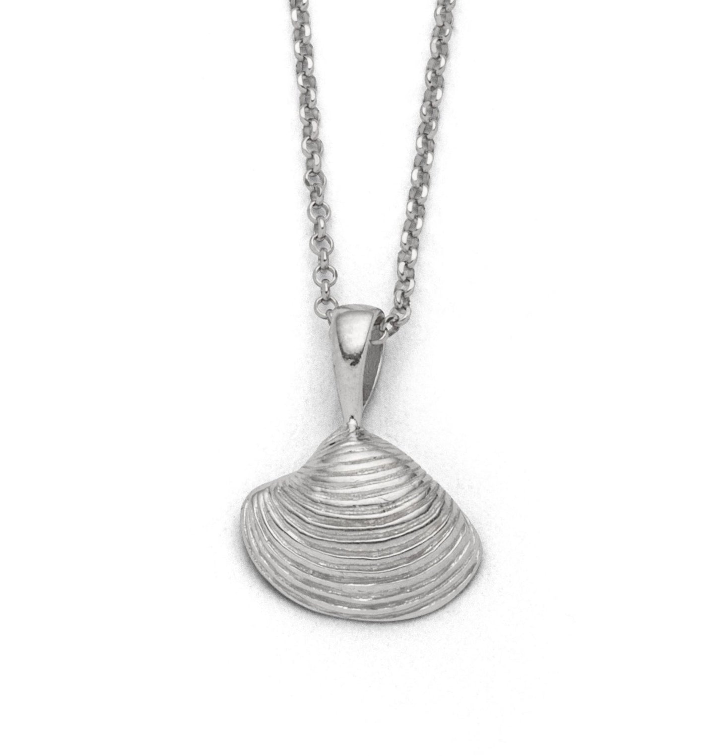 DUR Silber Schmuck Kette Muschel 2.0 rhodiniert K2678 K2975 Erbskette