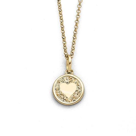 DUR 925 Silber Schmuck Kette "Herz 2.0" vergoldet K3062 Erbskette