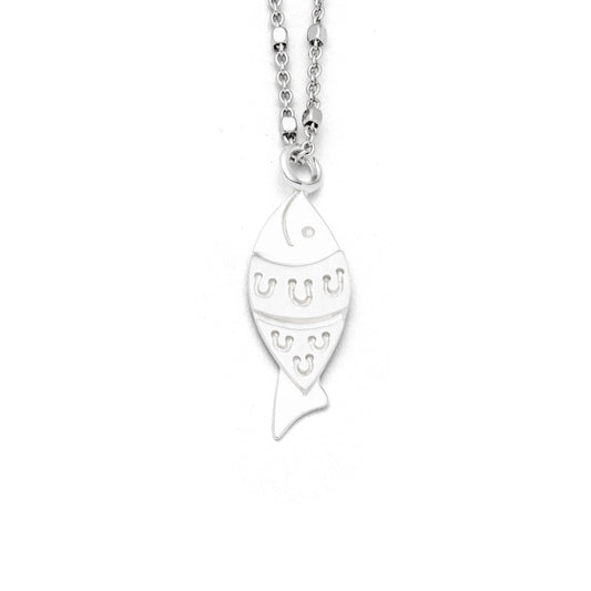 DUR 925 Silber Schmuck Anhänger "Fisch" P3758