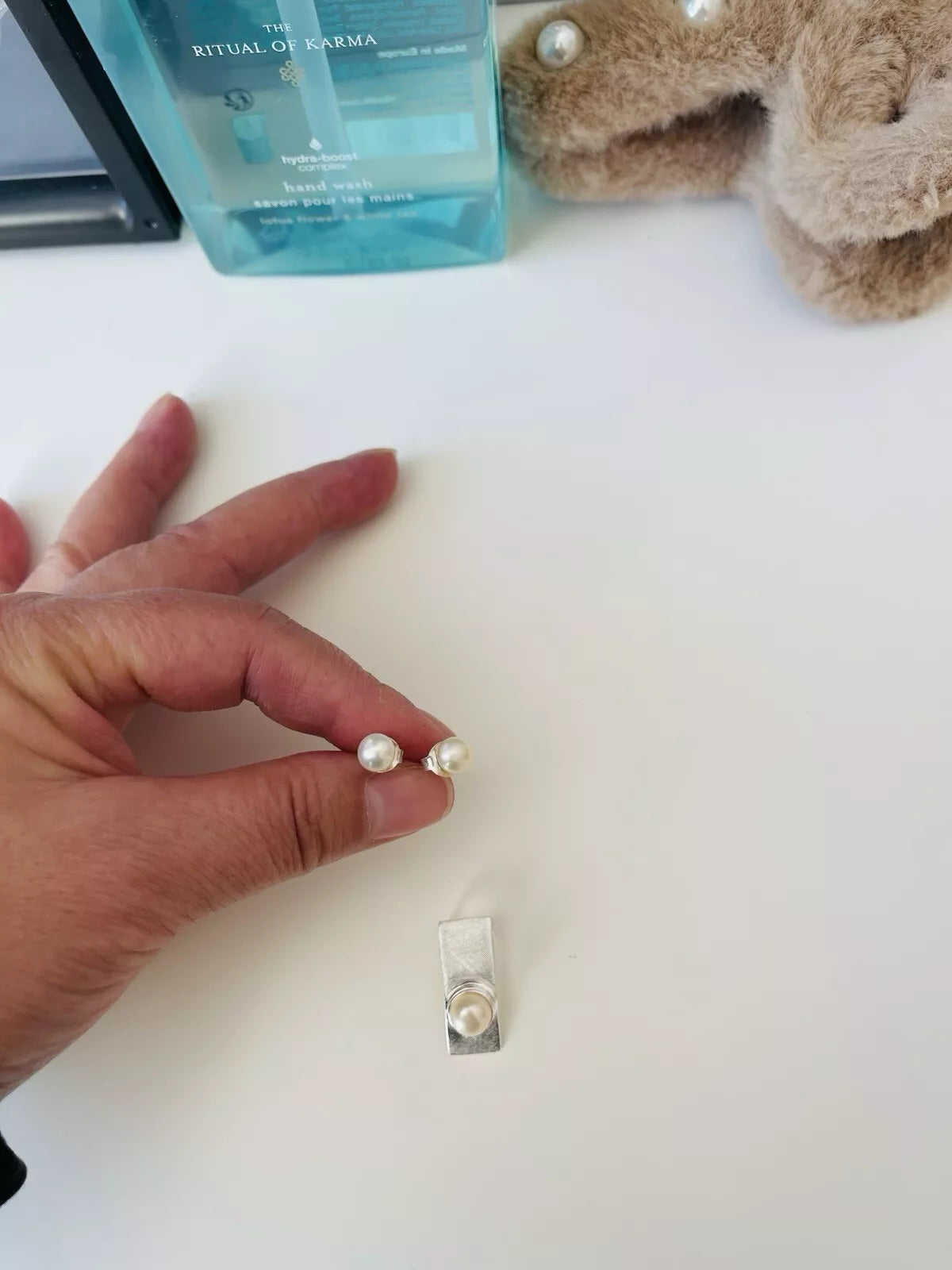 DUR Schmuck Ohrring Ohrstecker " Traumperle" 925er Sterlingsilber S1259